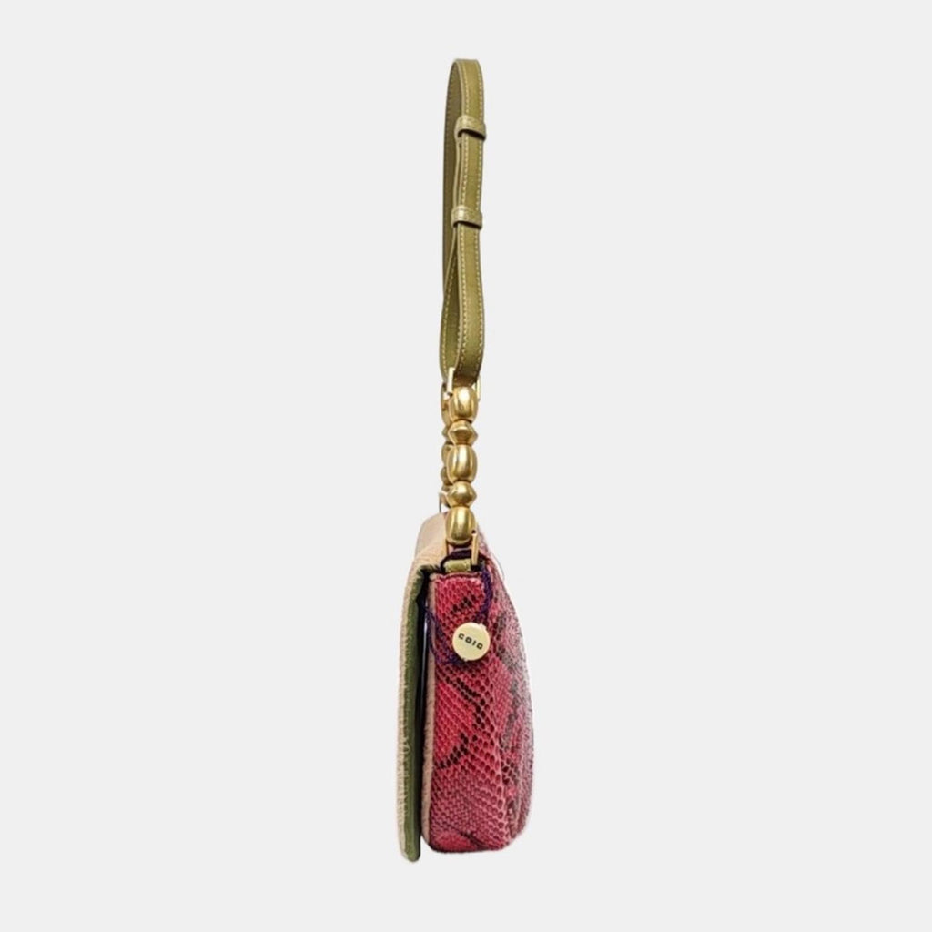 Christian Dior Malice Pink Python Pearl Shoulder Bag Vintage