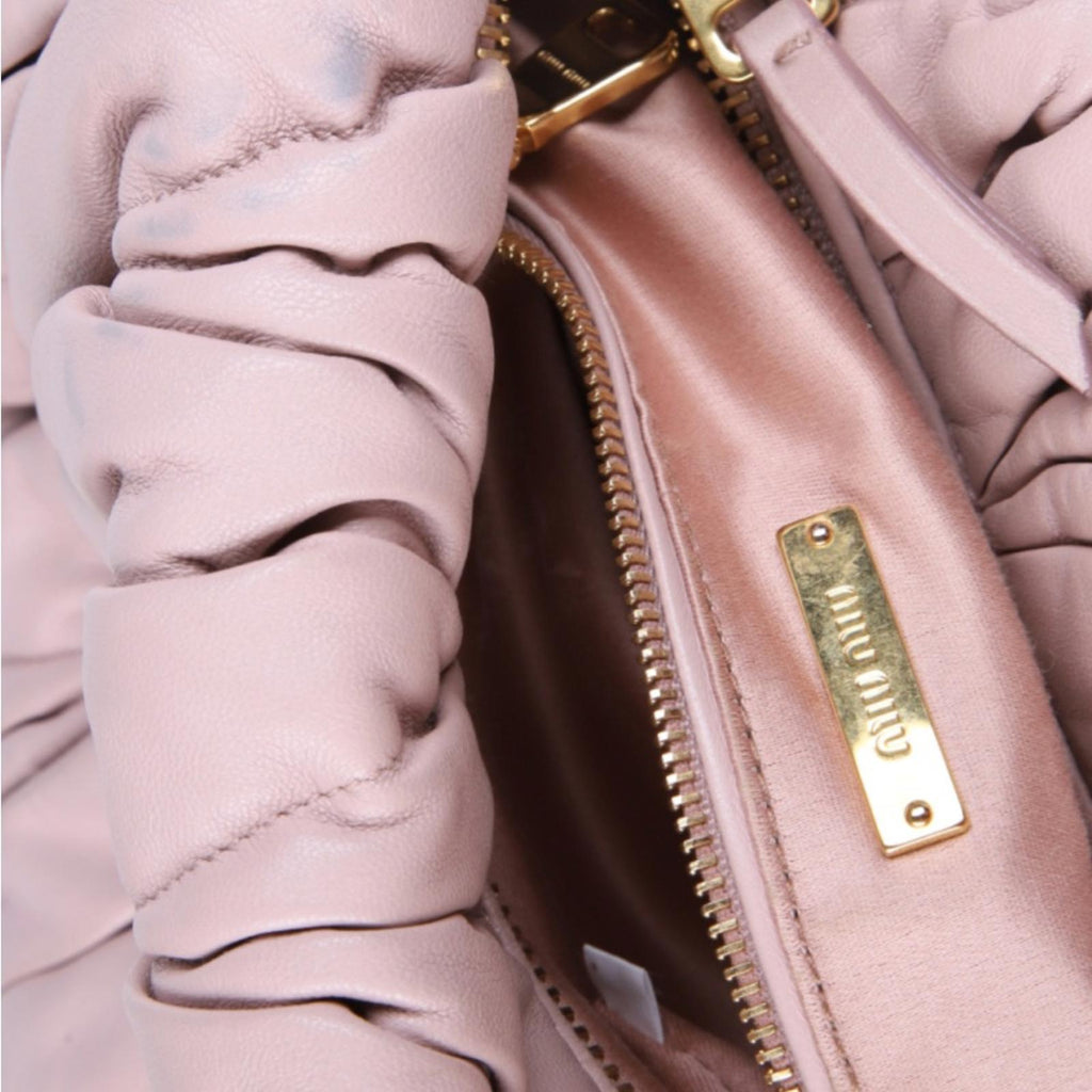 Miu Miu Bolsa Matelassé Pink 5BC022 Shoulder Bag