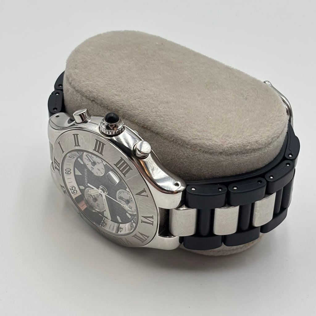 Cartier Must 21 Chronoscaph Stainless Steel Chronograph Watch
