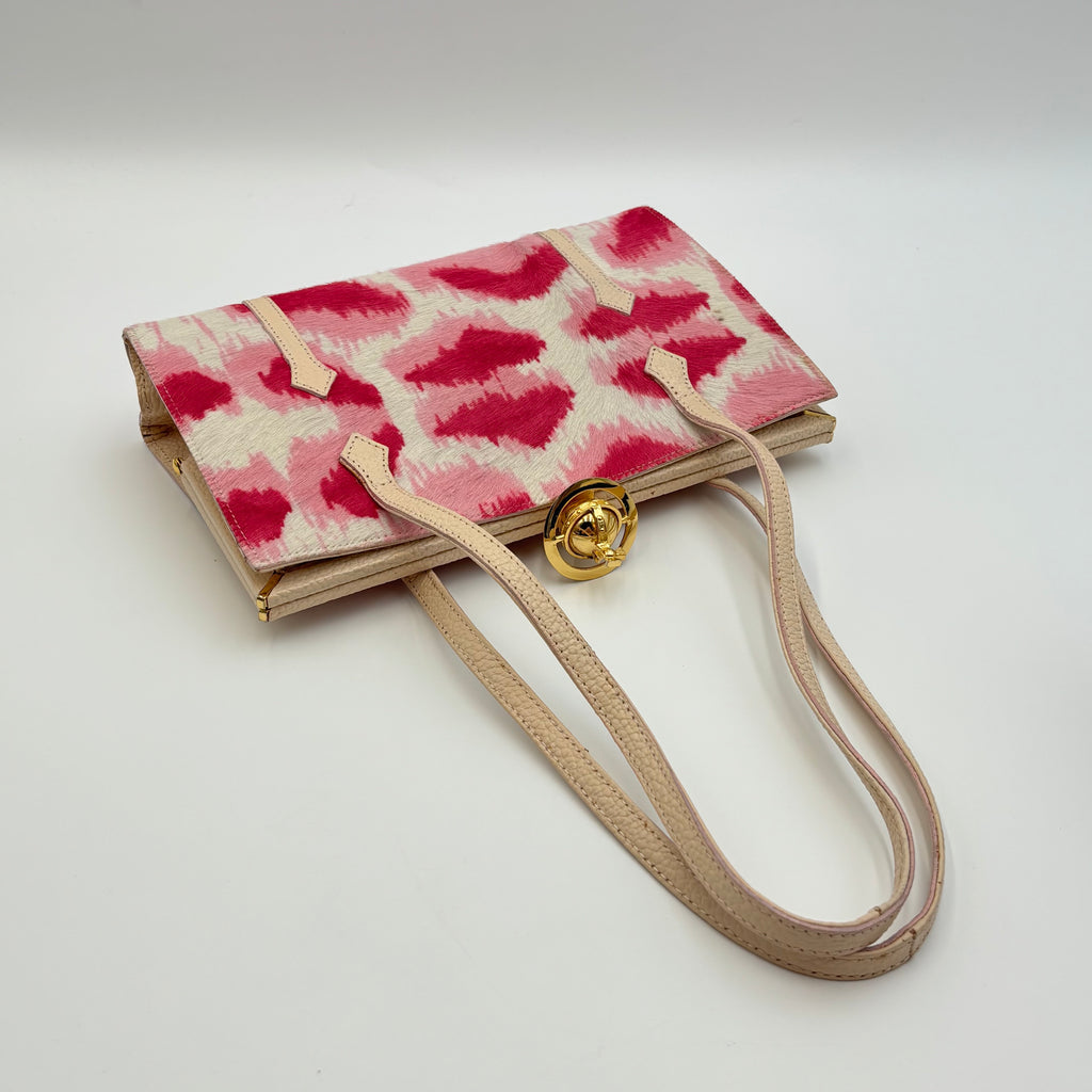 Vivienne Westwood Vintage Hot Pink Calf Hair Mini Shoulder Bag