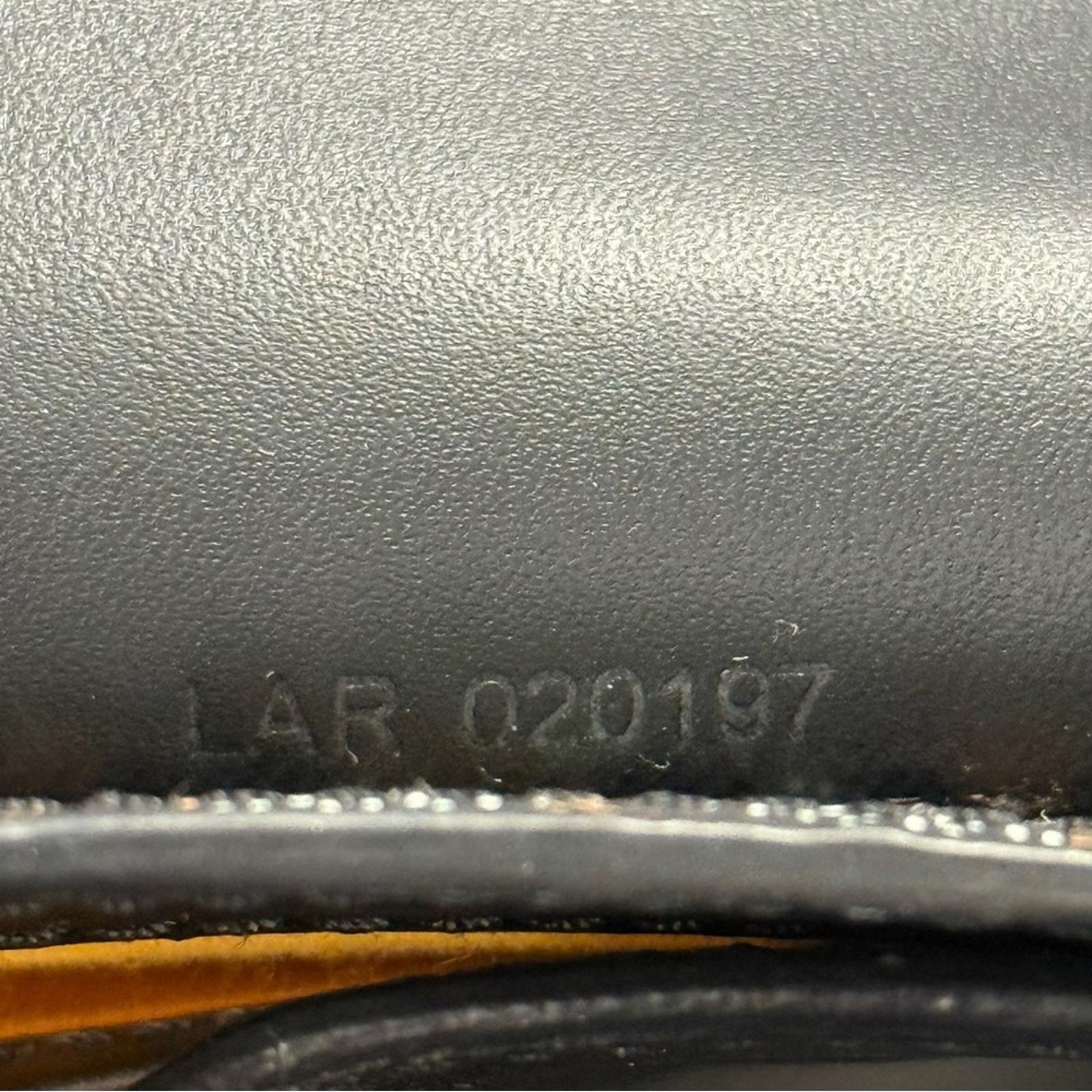 Goyard Black Chevron Print Coated Canvas And Leather Saigon PM Top Handle Bag