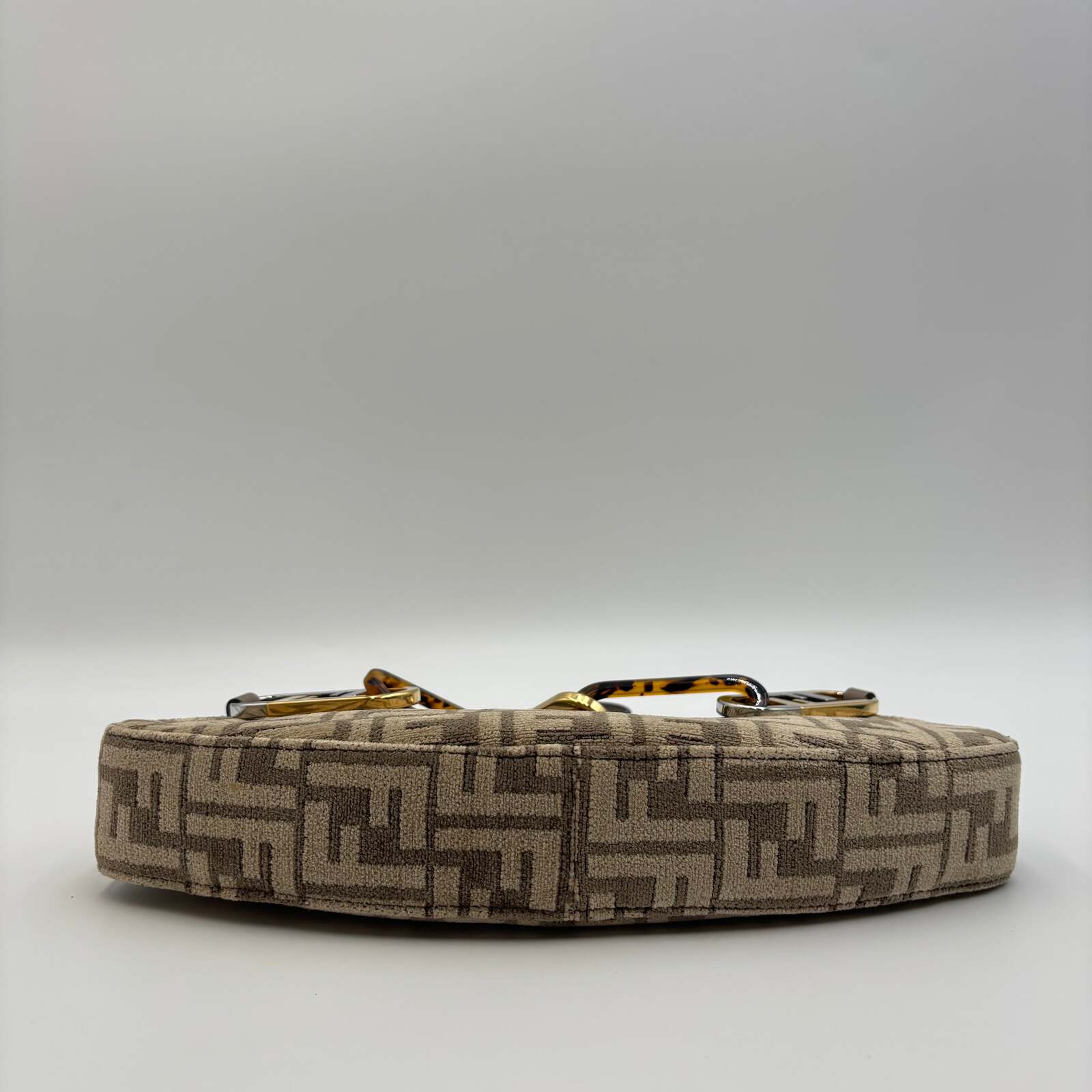 Fendi O’Lock Swing FF Chenille Shoulder Bag