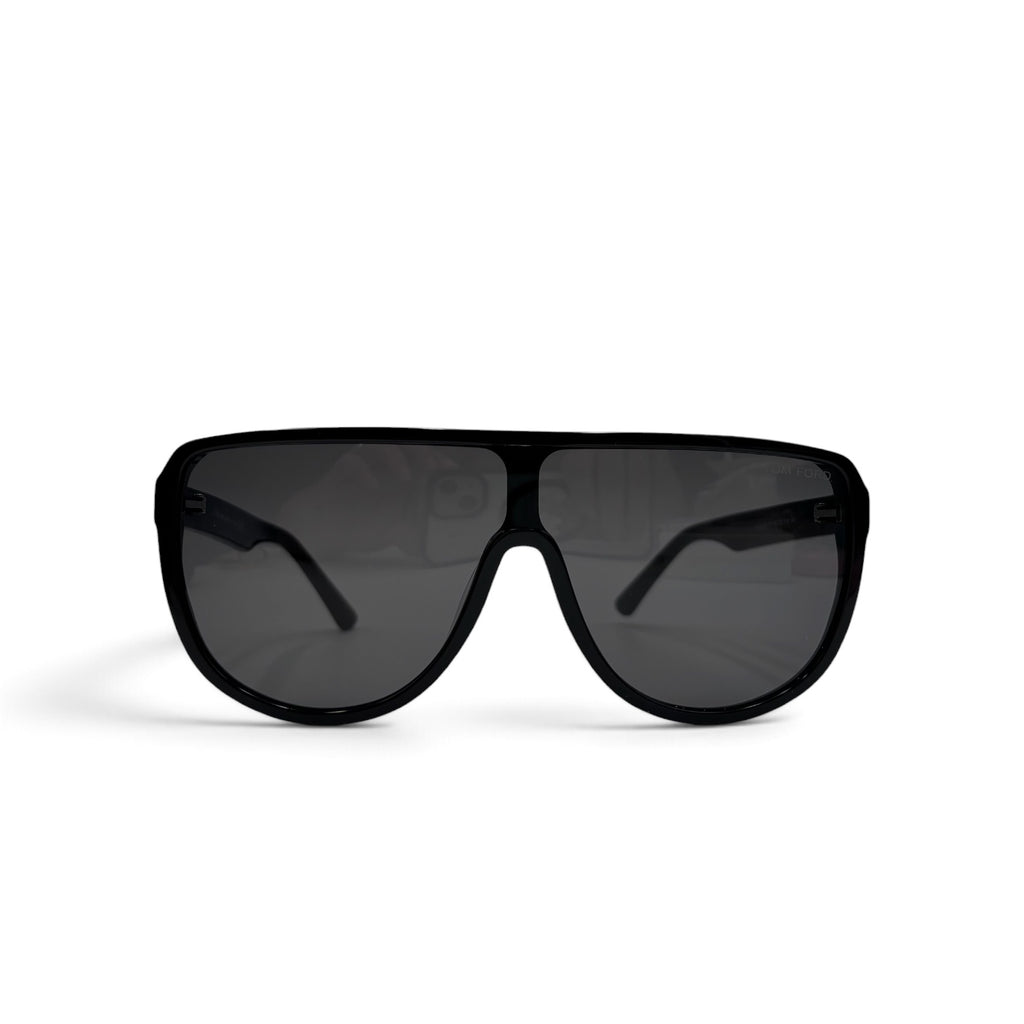 Tom Ford Achilles FT1182 Black Shield Sunglasses