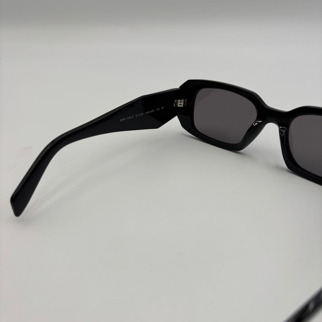 Prada Symbole PR 17W-F Black Geometric Sunglasses
