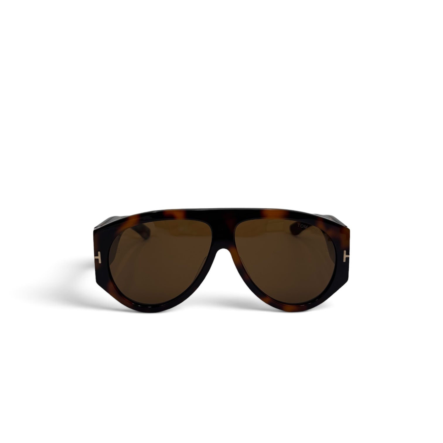 Tom Ford Bronson FT1044 52G Tortoise Aviator Sunglasses