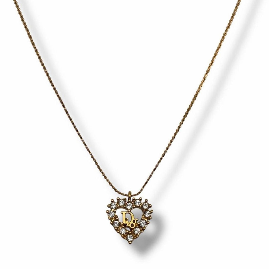 Gold Heart Pendant Necklace