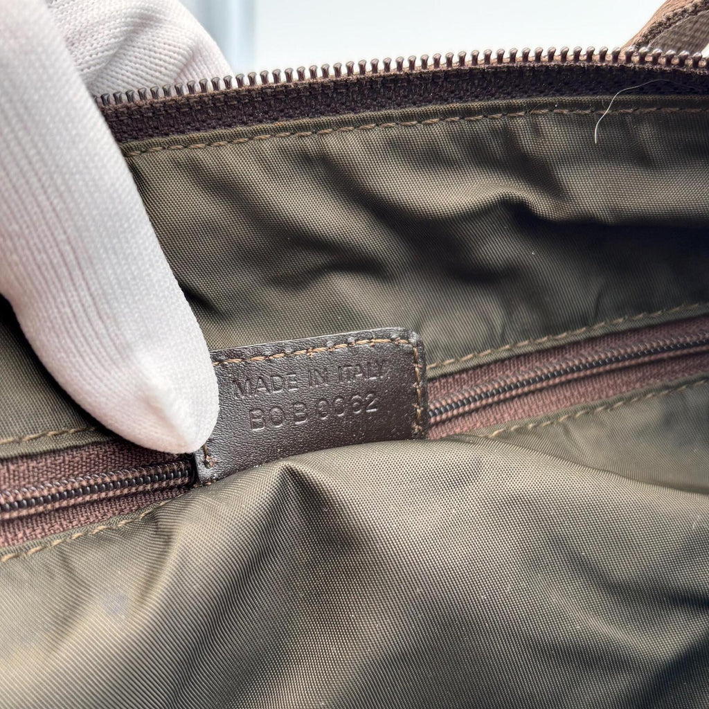 Christian Dior Trotter Canvas Crossbody Messenger Bag Brown Monogram
