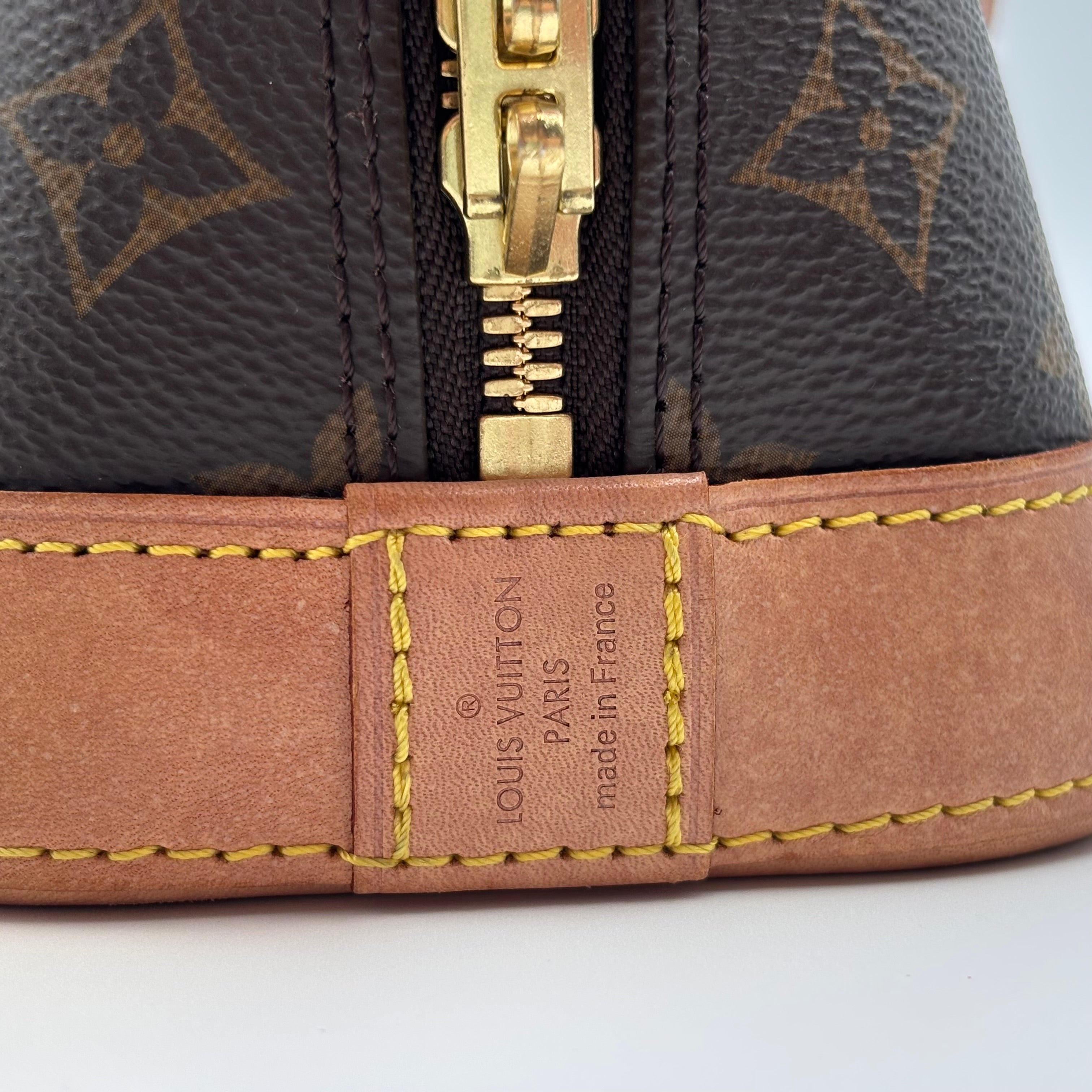 Louis Vuitton Alma BB Monogram Canvas Crossbody Bag