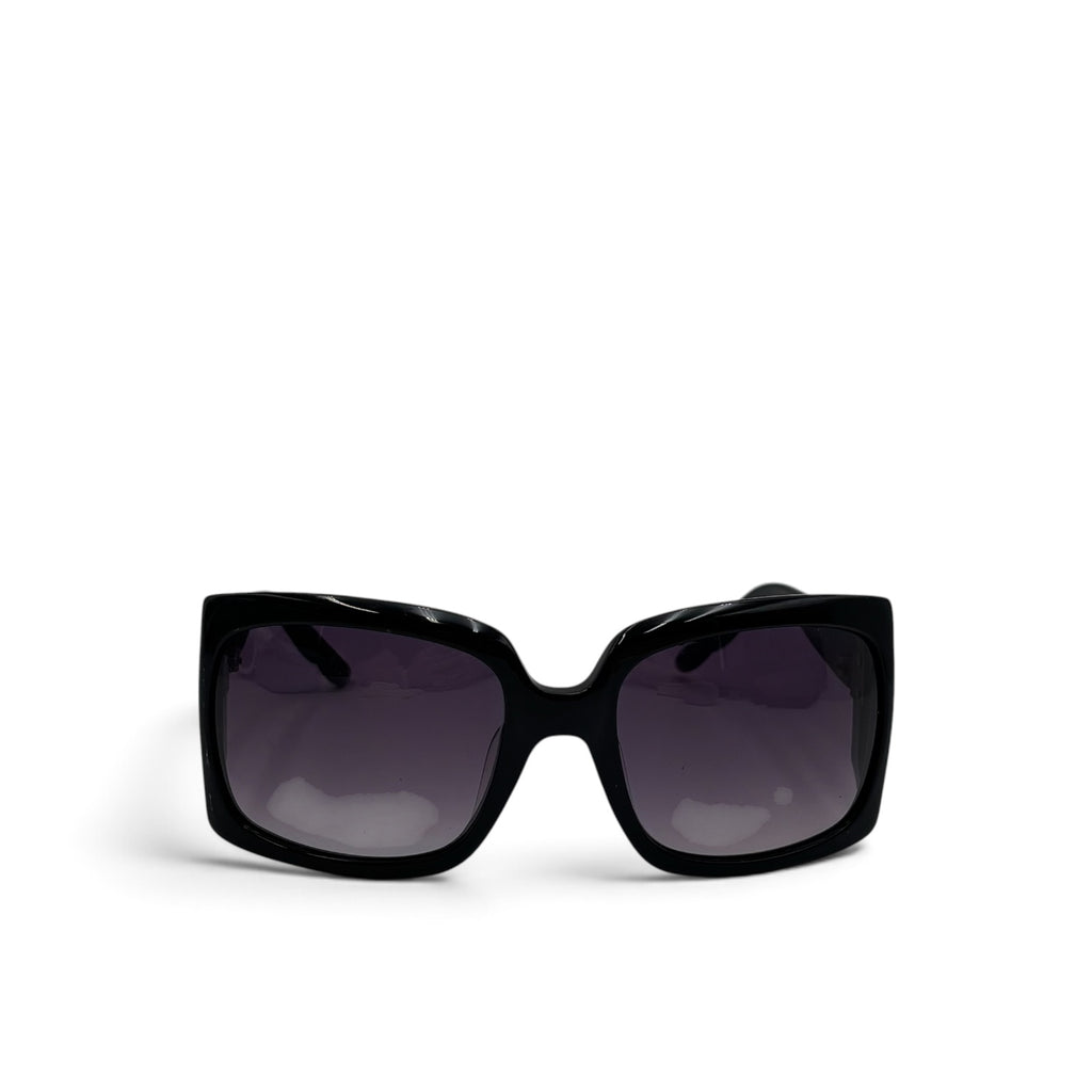 Oscar de la Renta Oversized Black Square Sunglasses SSC5046