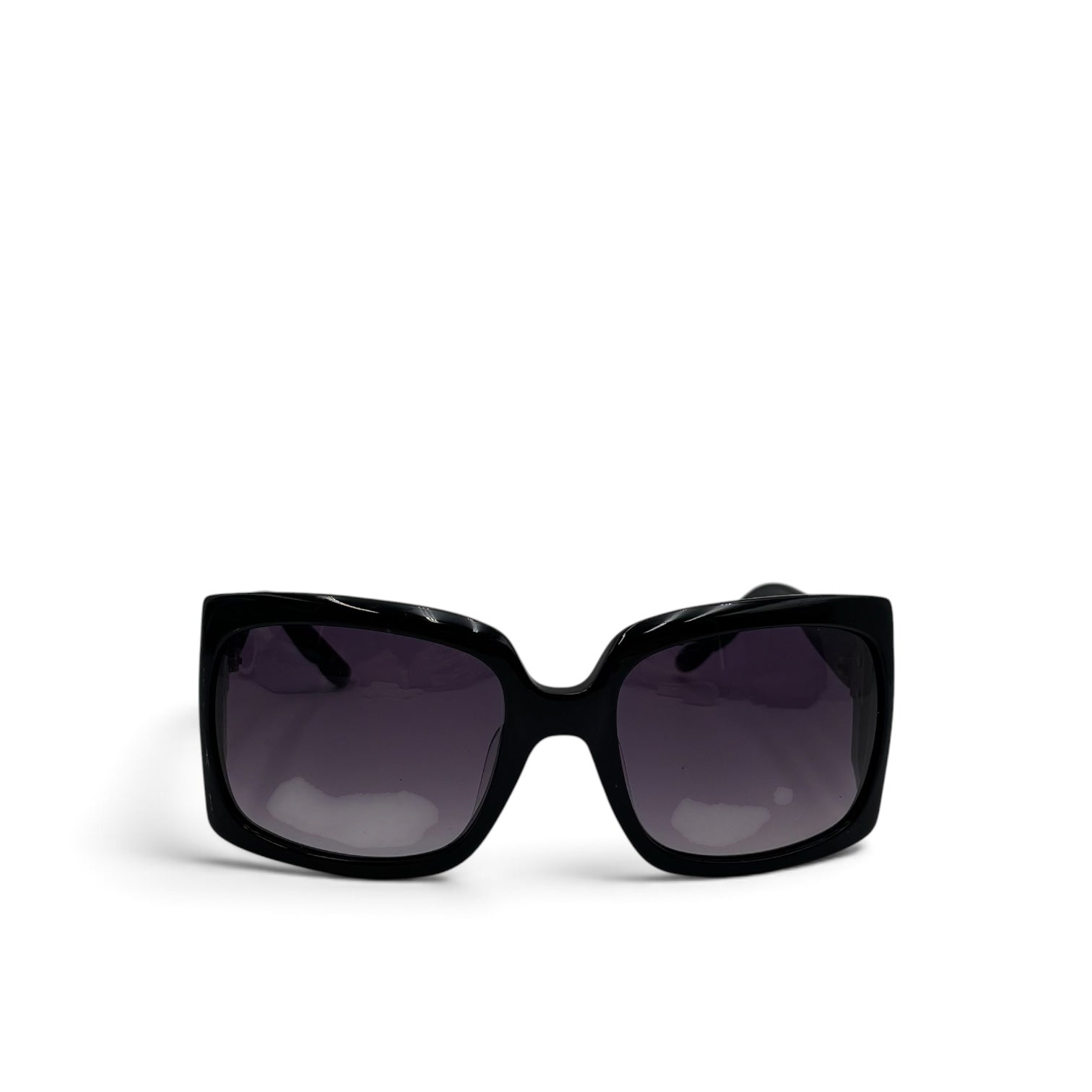 Oscar de la Renta Oversized Black Square Sunglasses SSC5046