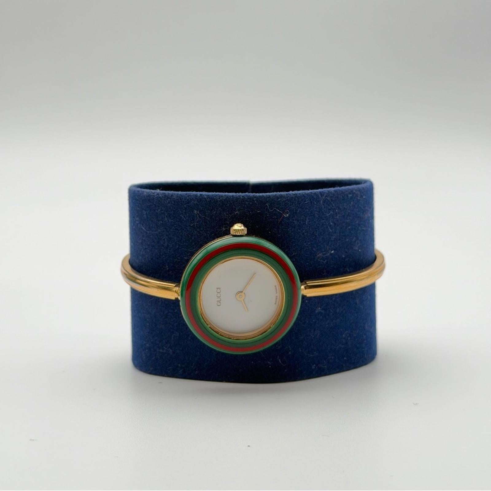 Vintage Gucci Change Bezel Bangle Watch – Full Set