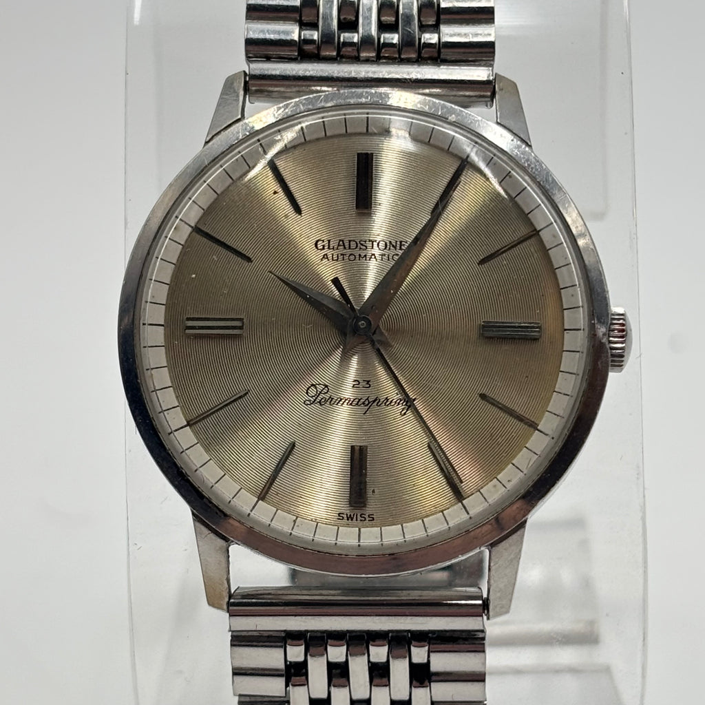 Gladstone 23-Jewel Automatic Swiss Watch 1960s