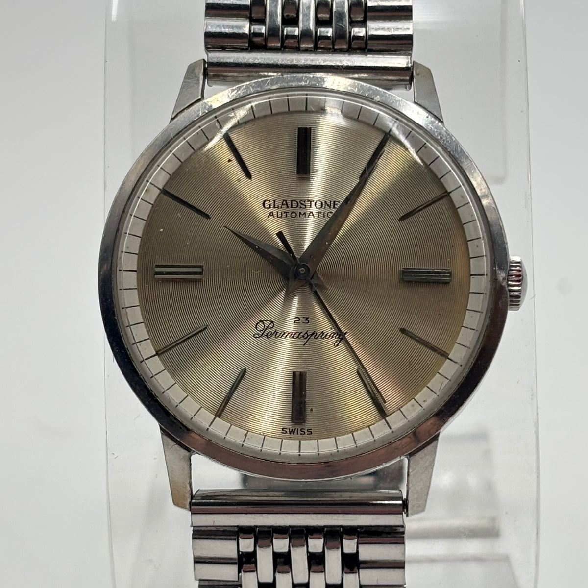 Gladstone 23-Jewel Automatic Swiss Watch 1960s
