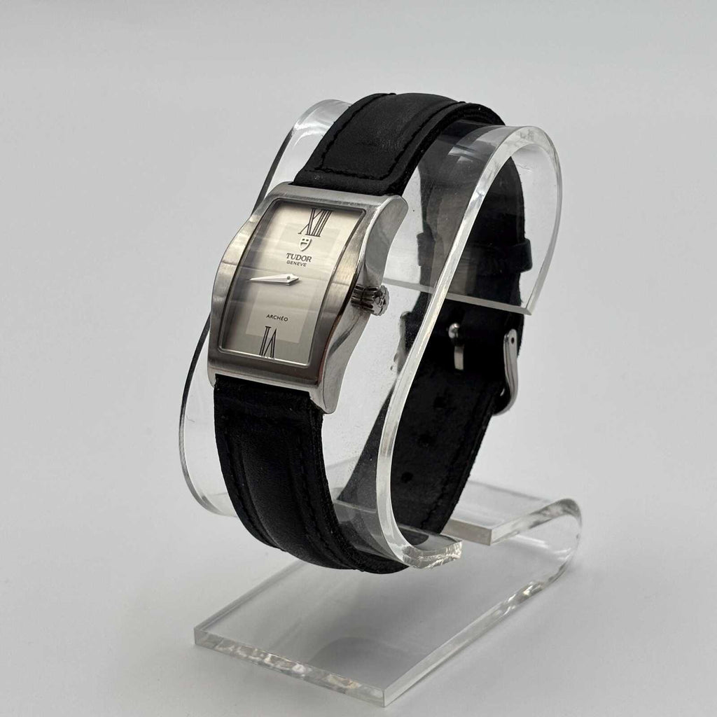 Tudor Archéo Stainless Steel Quartz Watch Silver Dial 25mm