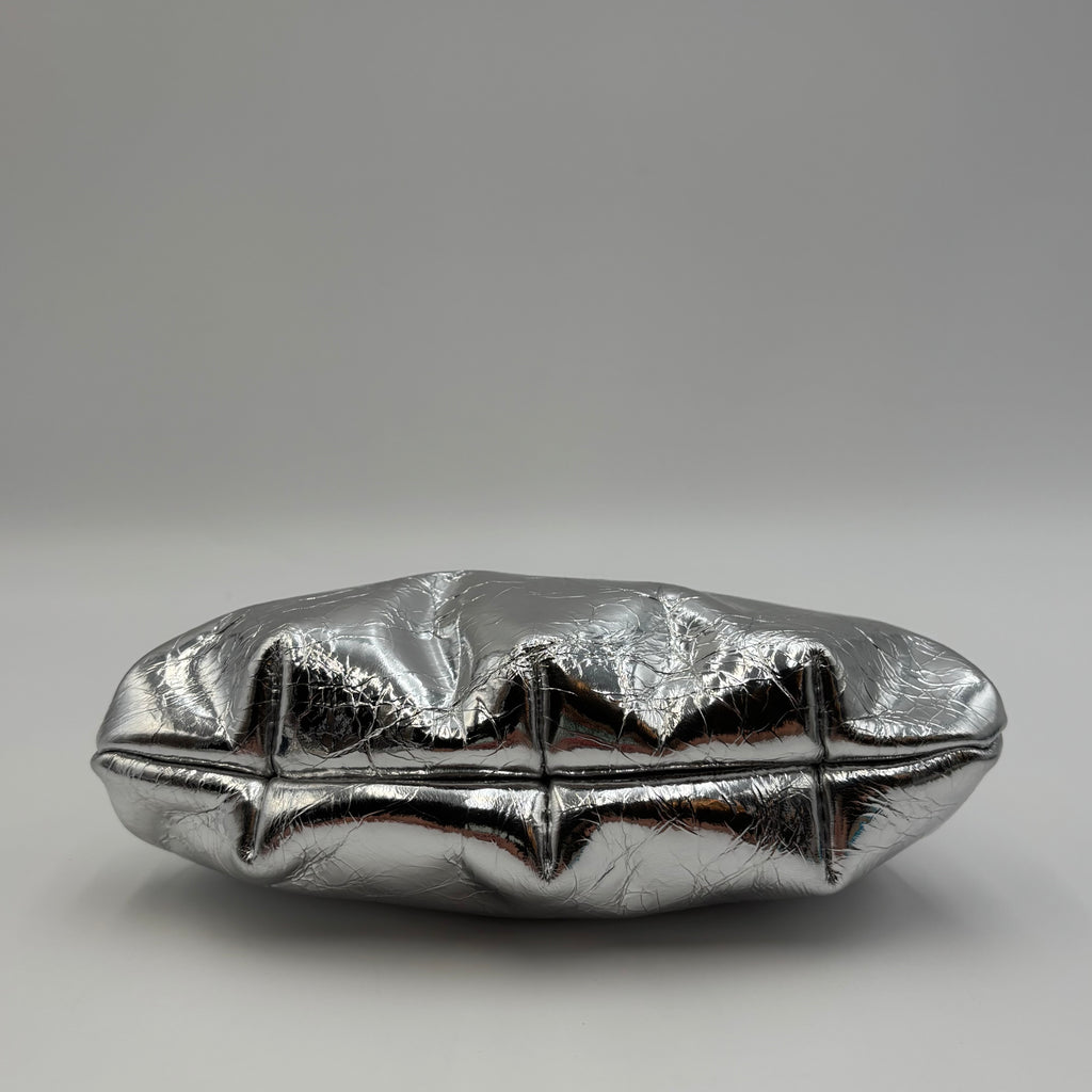 Vivienne Westwood Metallic Silver Granny Frame Bag