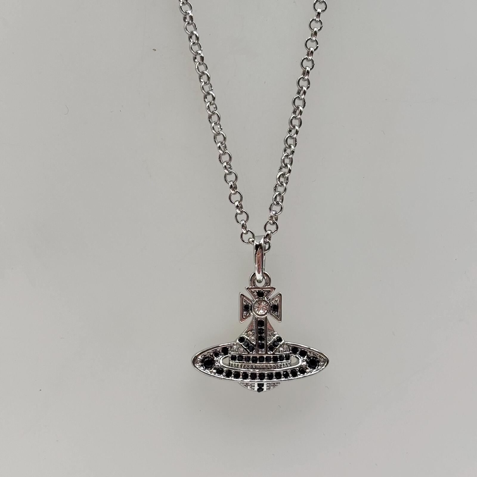 Vivienne Westwood Orb Crystal Pendant Necklace