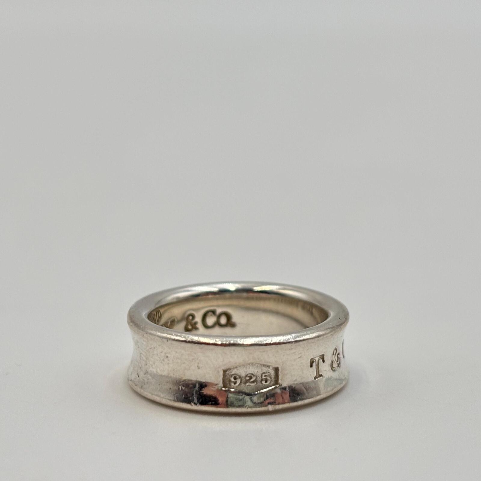 Tiffany & Co. 1837 Wide Band Ring In Sterling Silver