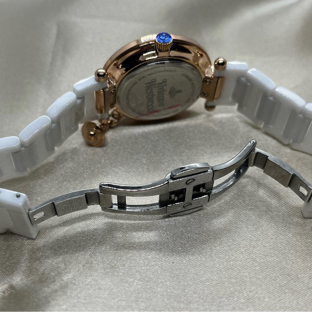 Vivienne Westwood Kensington II White Ceramic Watch