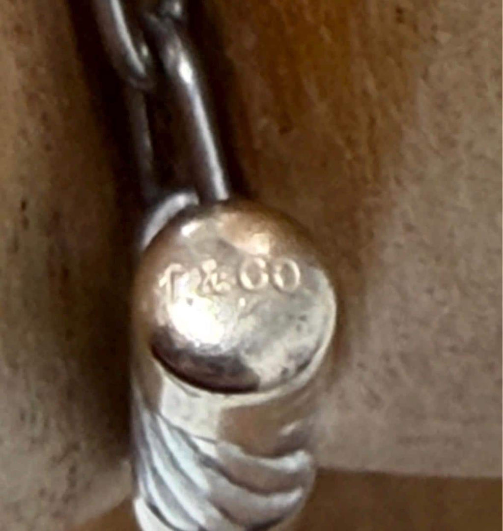 Tiffany Co. Vintage TwoTone Gold & Sterling Silver Cufflinks