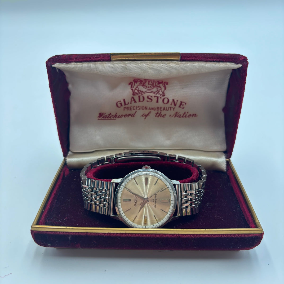 Gladstone 23-Jewel Automatic Swiss Watch 1960s