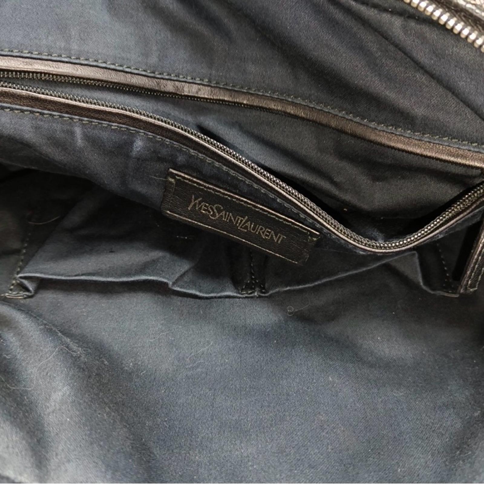 Yves Saint Laurent Muse Leather Shoulder Bag – Dark Brown