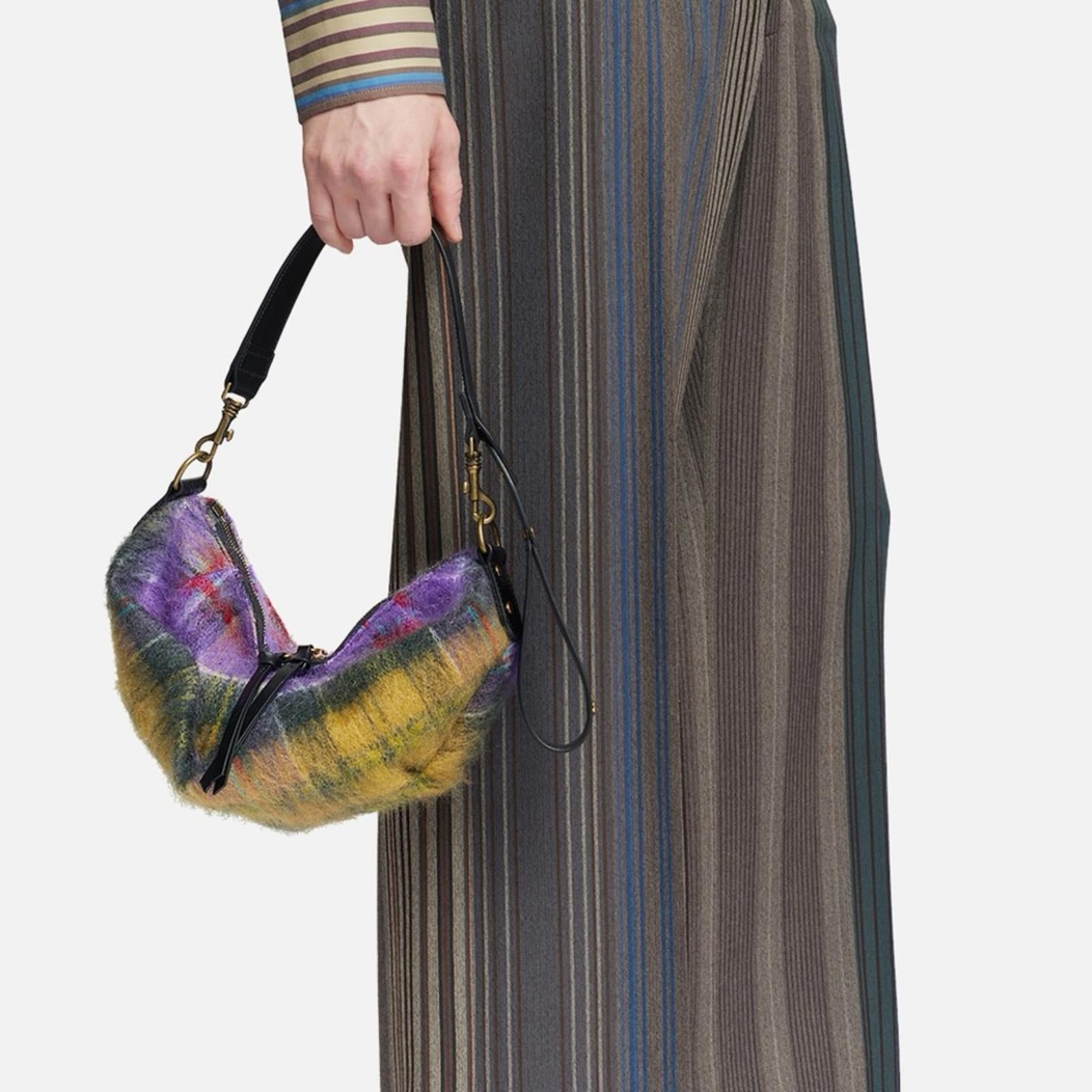 Vivienne Westwood Agnes Small Reversible Tartan Shoulder Bag