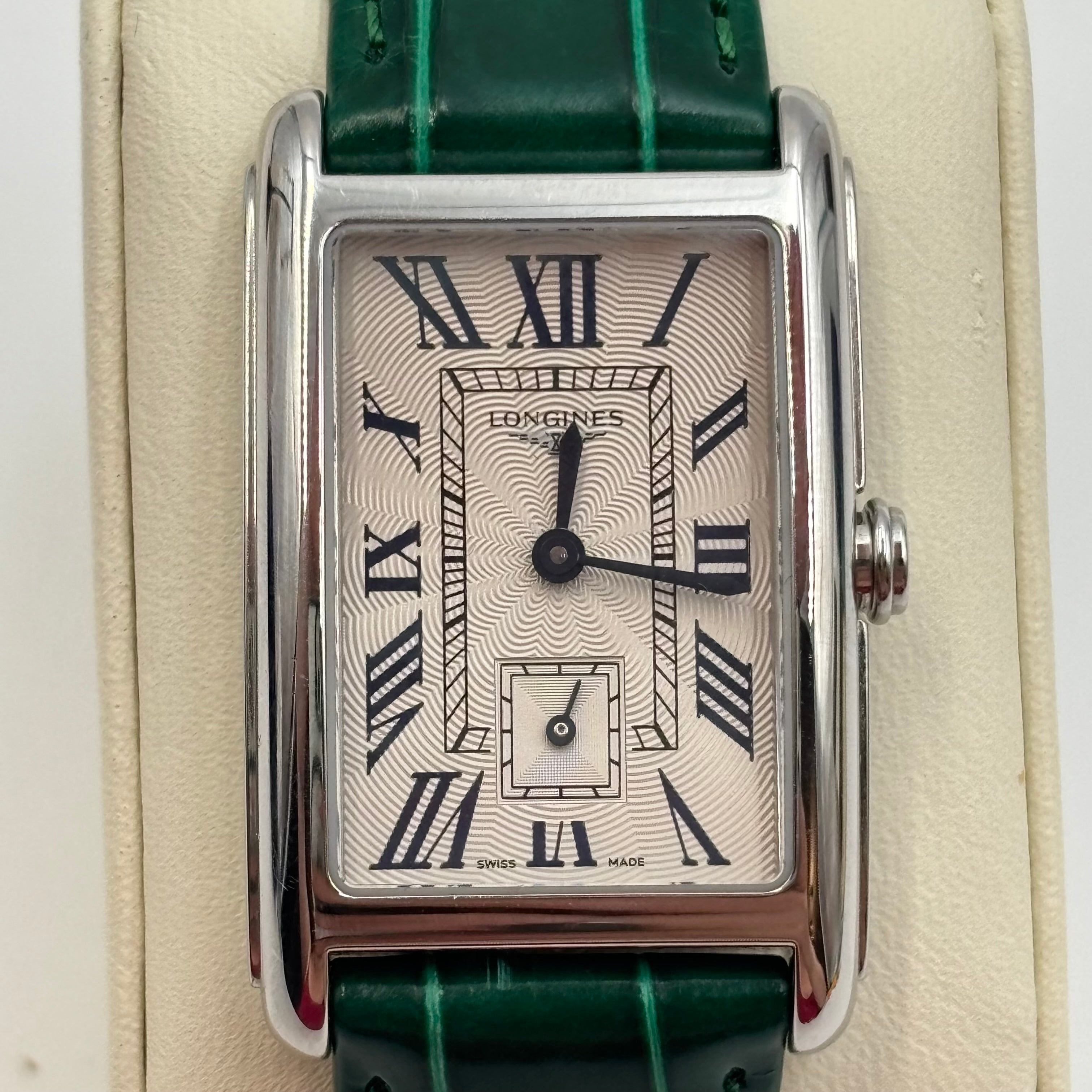 Longines DolceVita L5.512.4.71.A Quartz Watch – Green Alligator