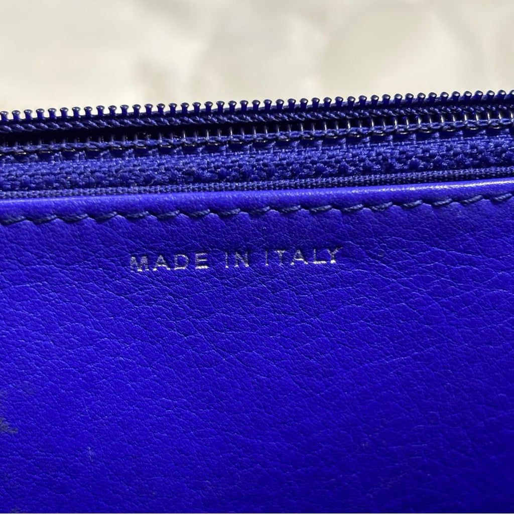 Chanel Classic Wallet On Chain WOC Quilted Lambskin Purple Silver Hardware