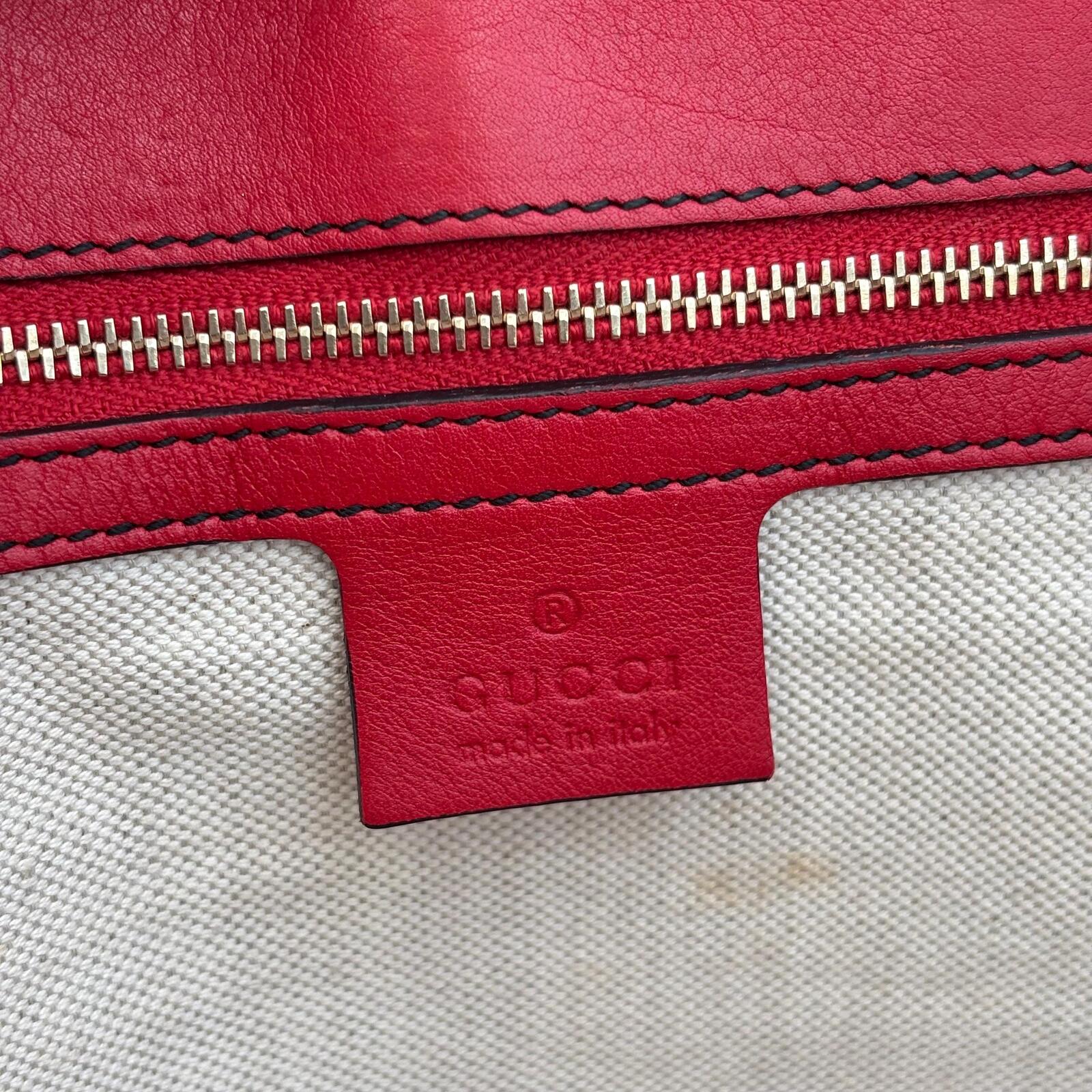 Gucci Emily Large Guccissima Horsebit Chain Shoulder Bag