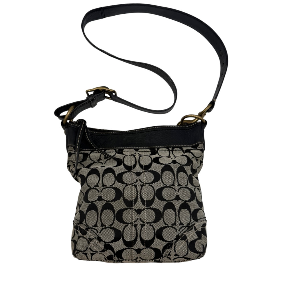 Coach Signature Jacquard Duffle Crossbody Bag, circa 2007