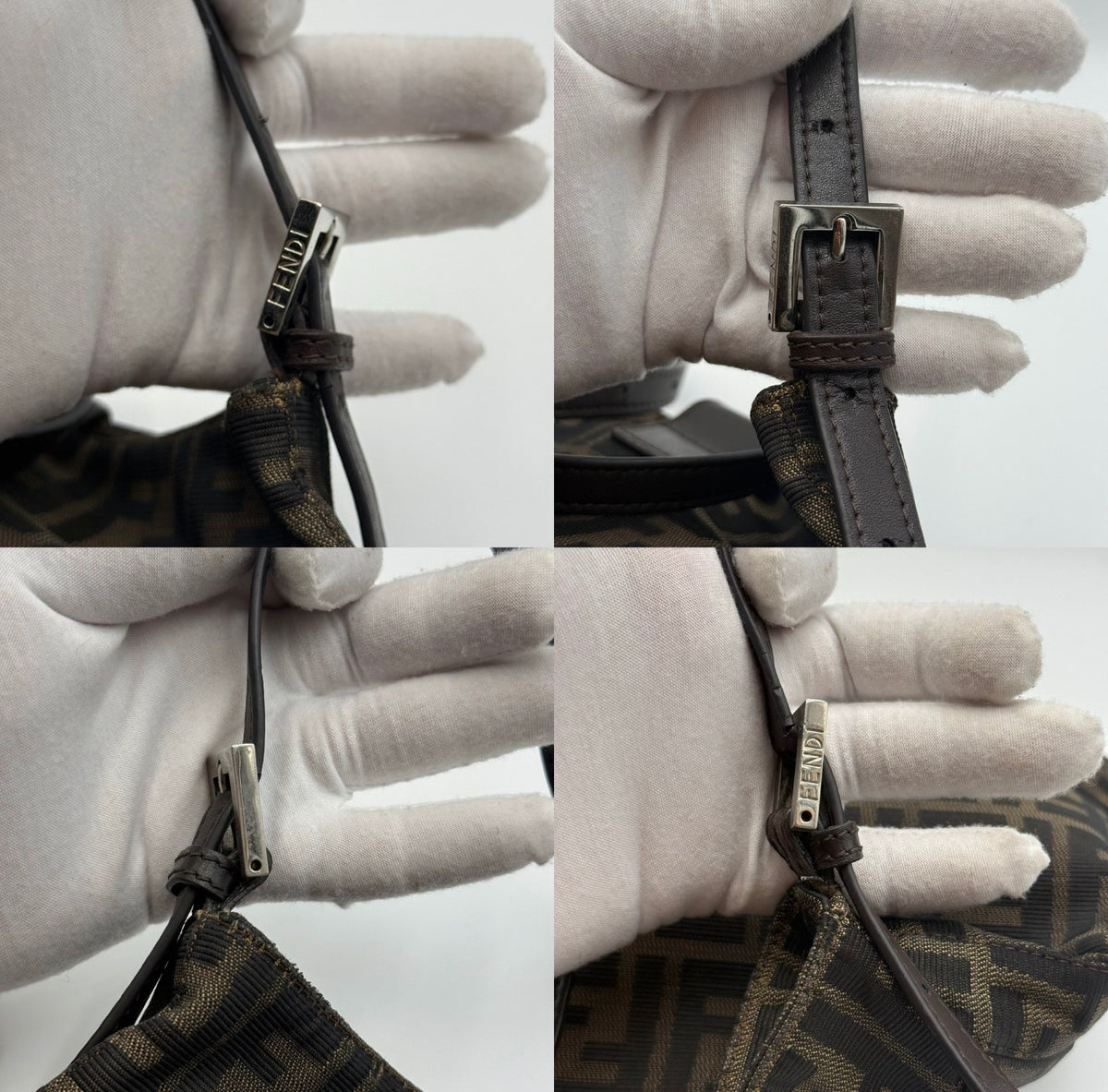 Fendi baguette Vintage Zucca FF Monogram Shoulder Bag, 2000s