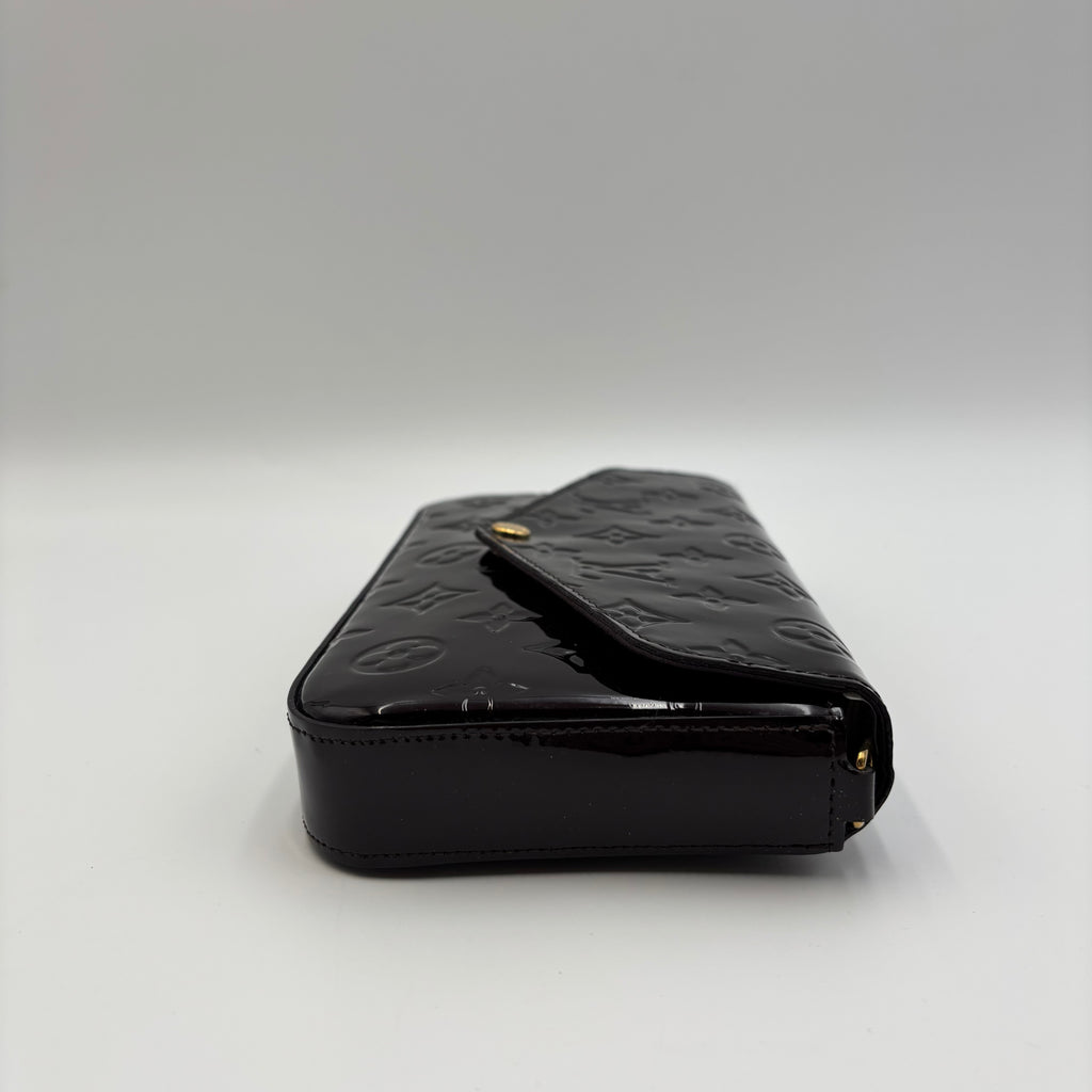 Louis Vuitton Pochette Félicie Monogram Vernis Amarante