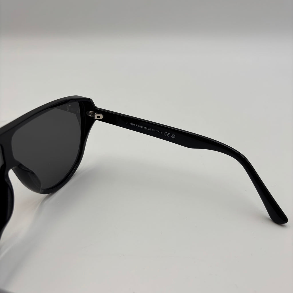 Tom Ford Achilles FT1182 Black Shield Sunglasses