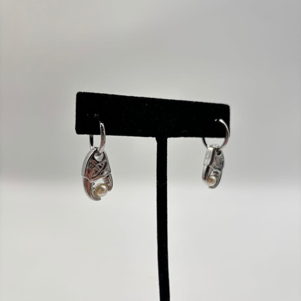 Vivienne Westwood Freda Orb Pearl Drop Earrings