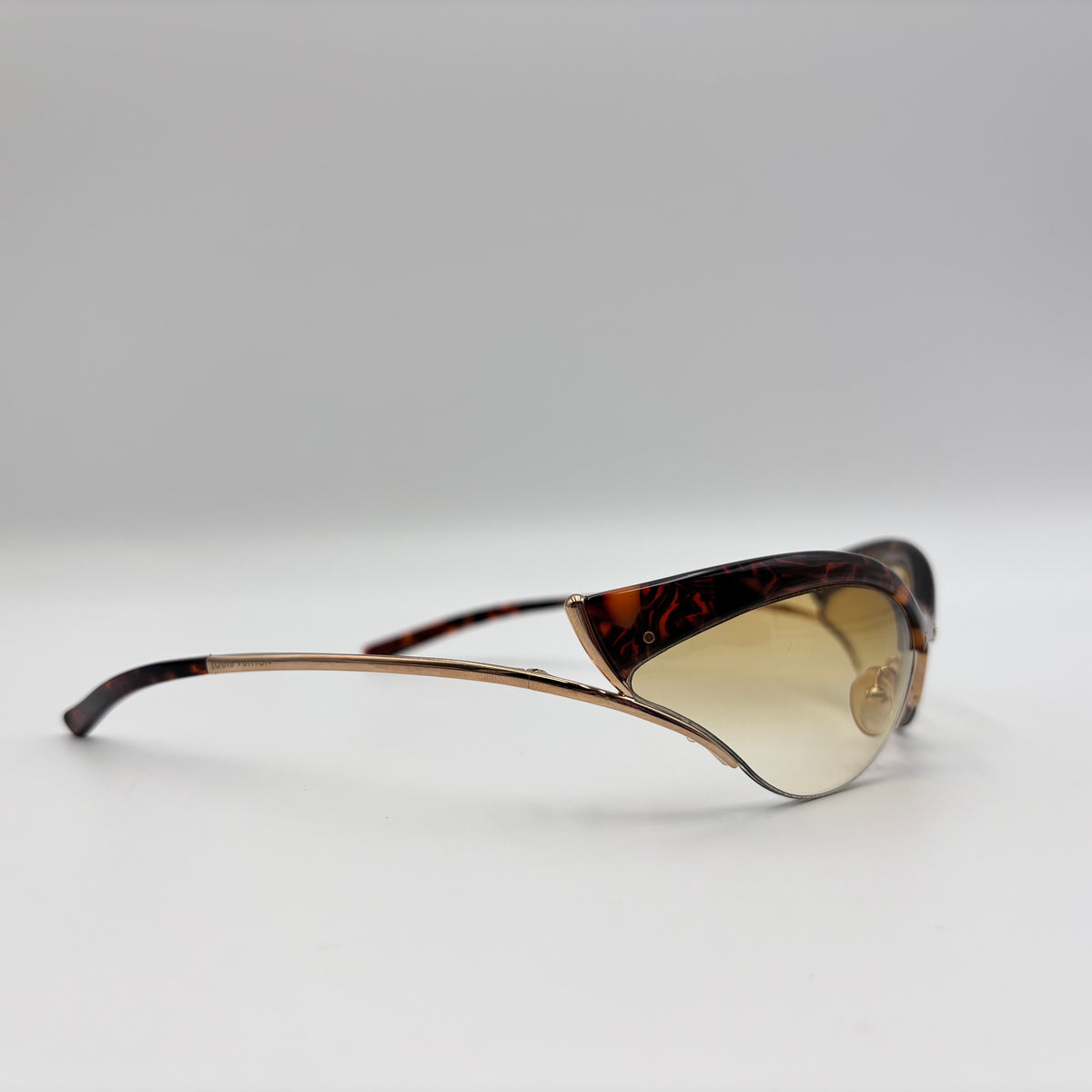 Louis Vuitton Vintage Tortoiseshell Cat-Eye Sunglasses, 2004