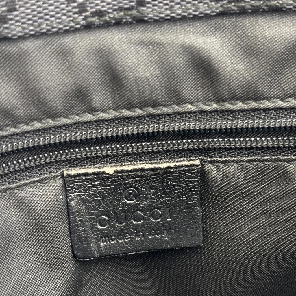 Gucci Bamboo GG Canvas Tote Bag Black