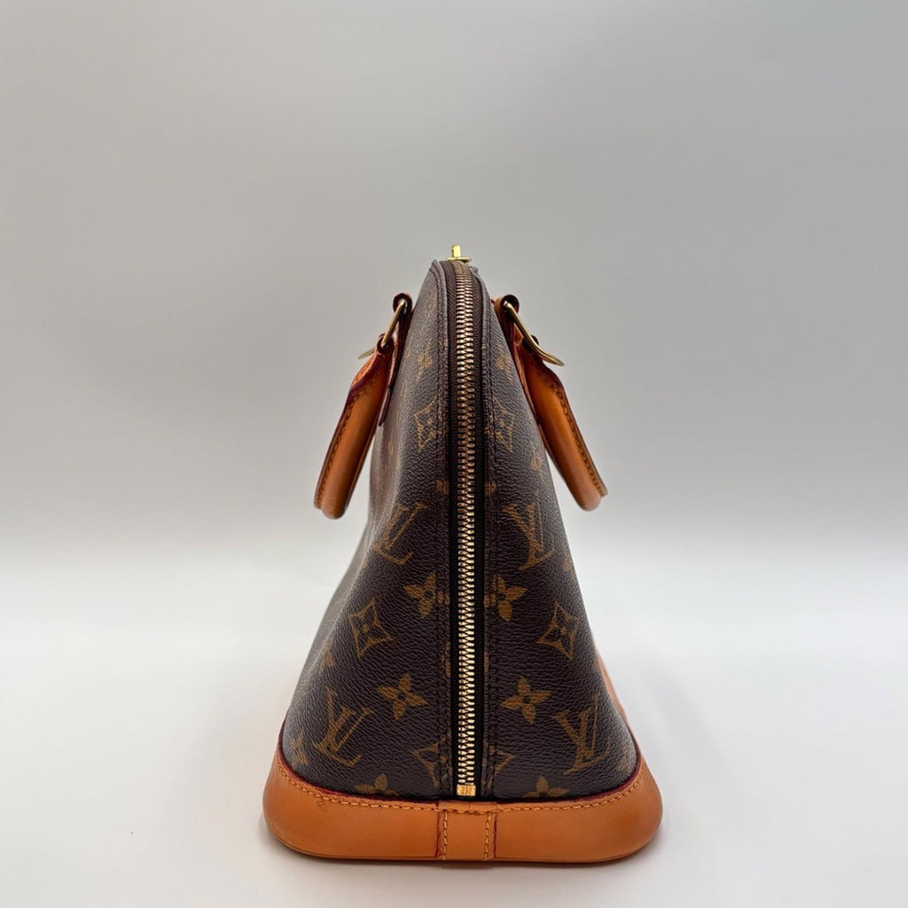 Louis Vuitton Alma PM Monogram Handbag Brown Canvas