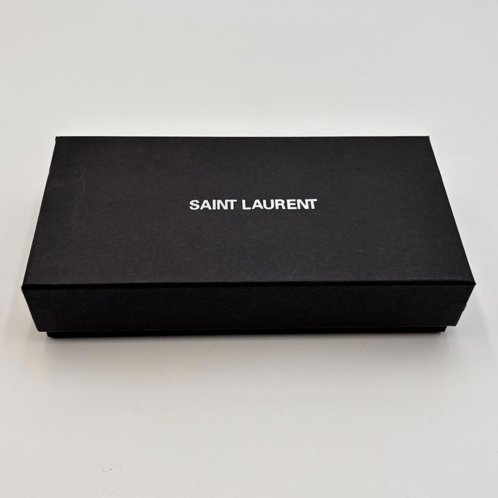 Saint Laurent YSL Cat Eye Tortoiseshell Sunglasses Gold Logo