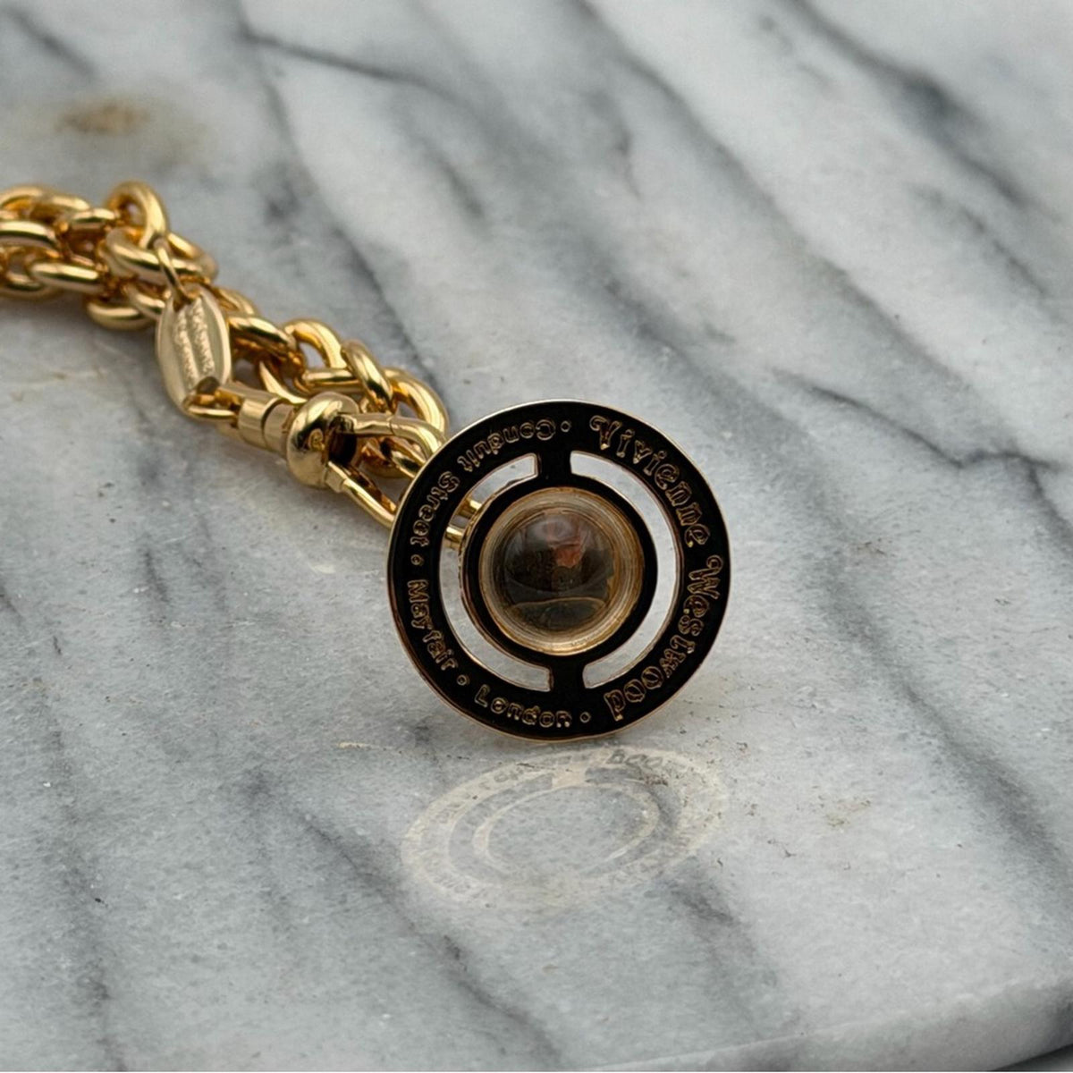 Vivienne Westwood Gold Petite Orb Bracelet