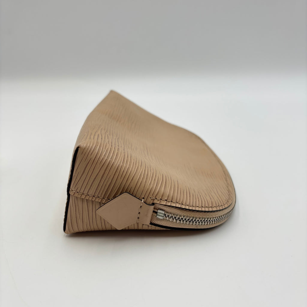 Louis Vuitton Epi Leather Cosmetic Pouch in Beige