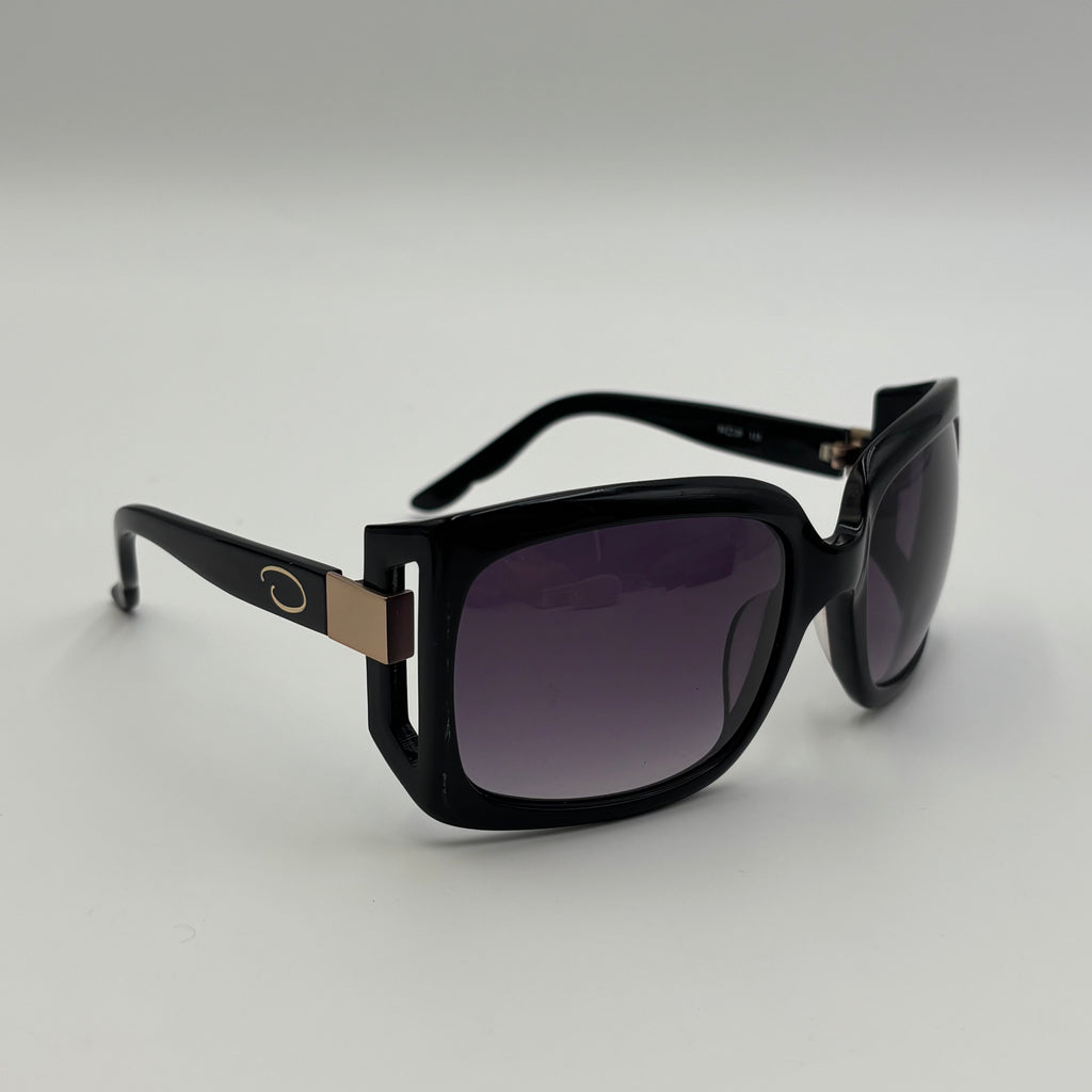 Oscar de la Renta Oversized Black Square Sunglasses SSC5046