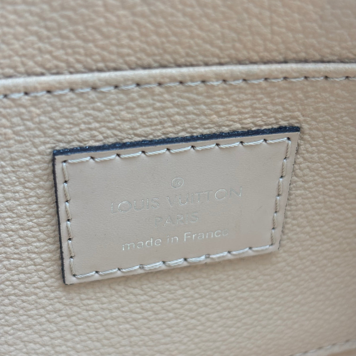Louis Vuitton Epi Leather Cosmetic Pouch in Beige
