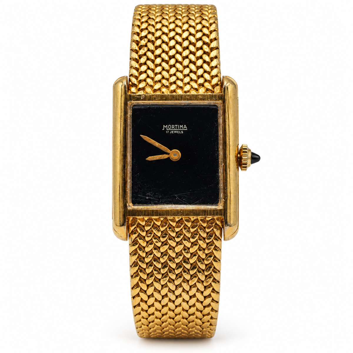 Mortima 17 Jewels Tank Watch 1970s