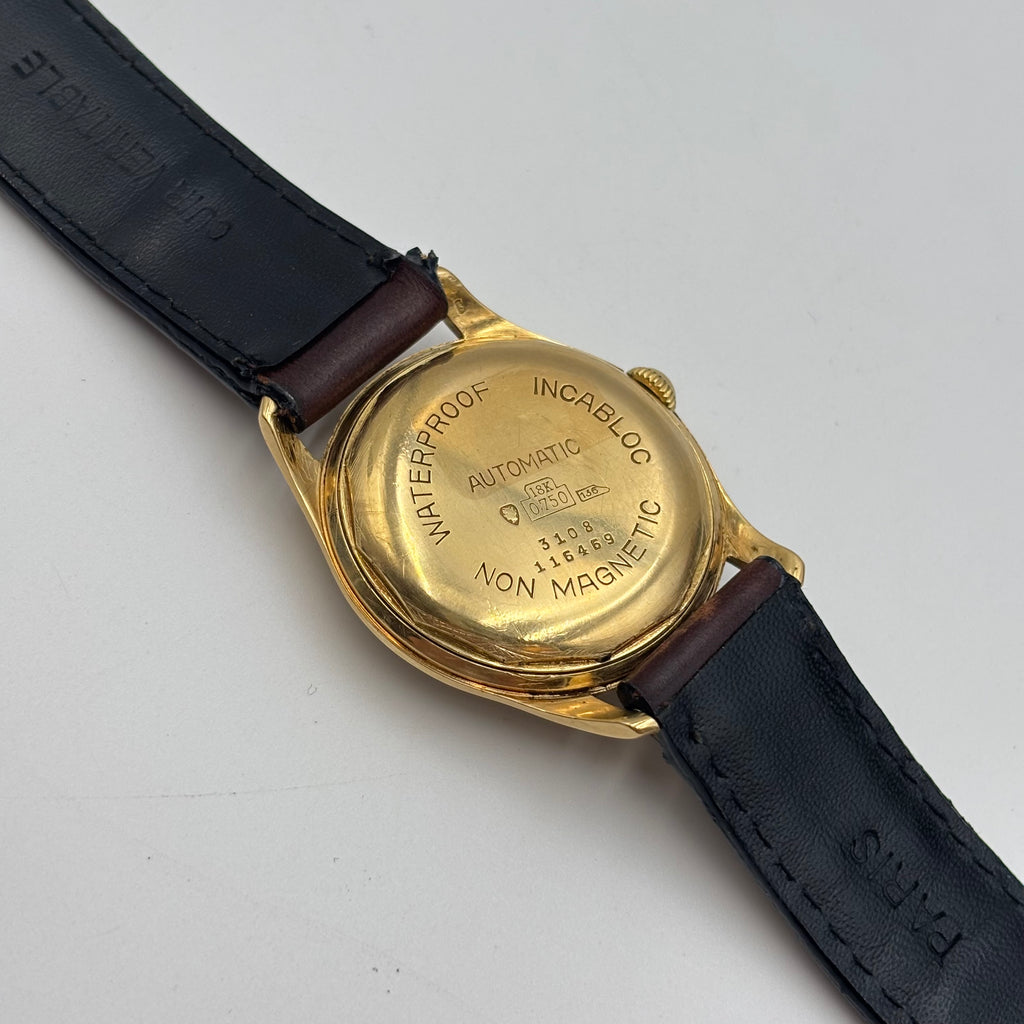 Baume & Mercier Genève 18K Gold Automatic Watch 1950s