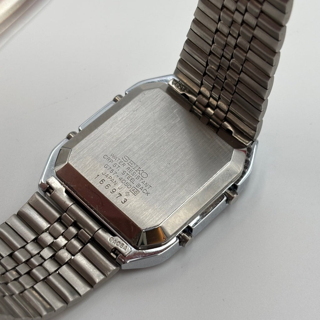 Seiko G757-4050 Alarm Chronograph “James Bond” Digital Watch