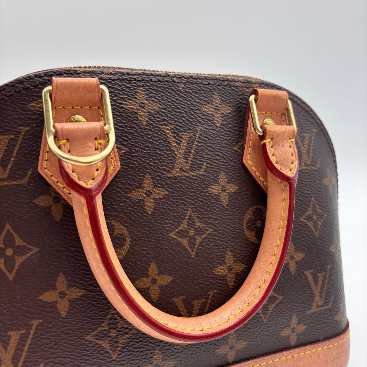 Louis Vuitton Alma BB Monogram Canvas Crossbody Bag