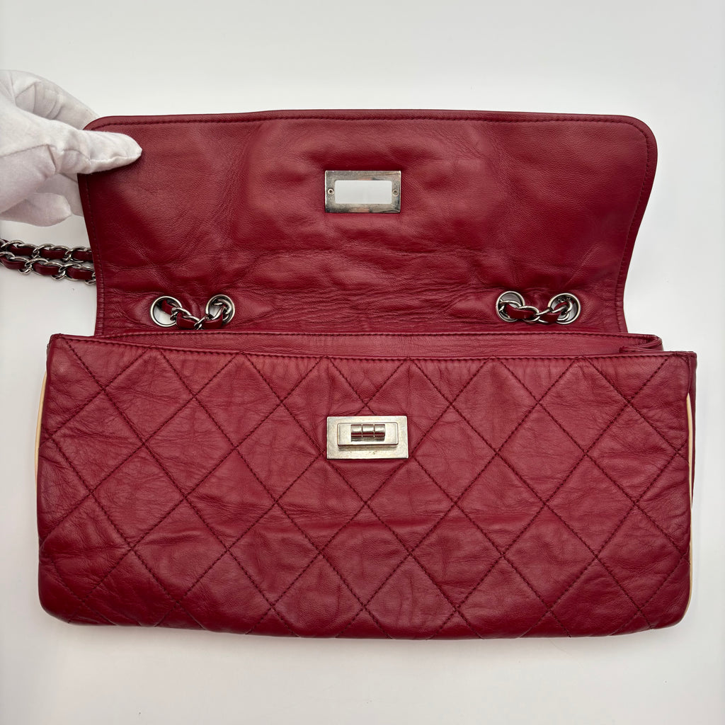 Chanel East West Mademoiselle Flap Bag – Red Lambskin