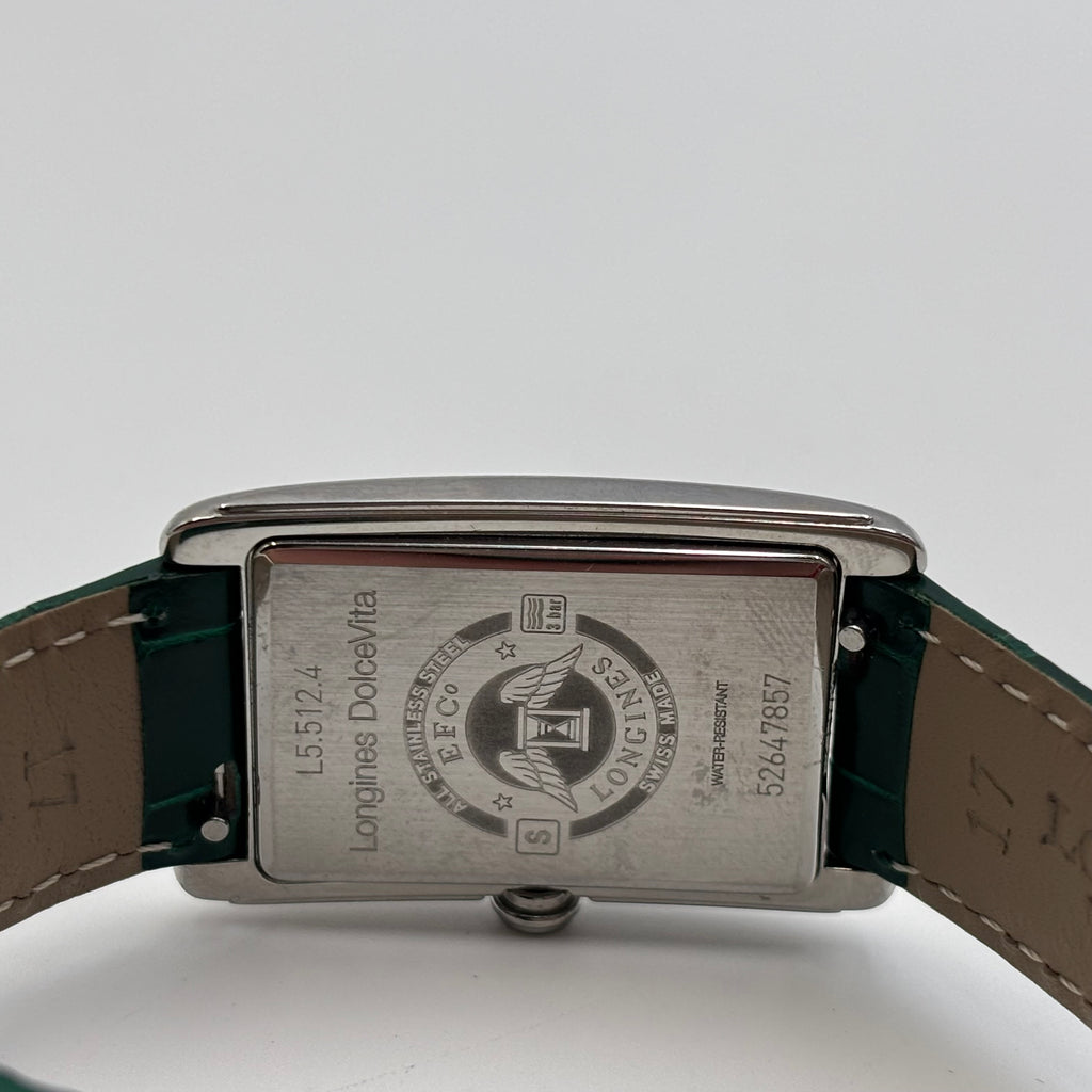 Longines DolceVita L5.512.4.71.A Quartz Watch – Green Alligator