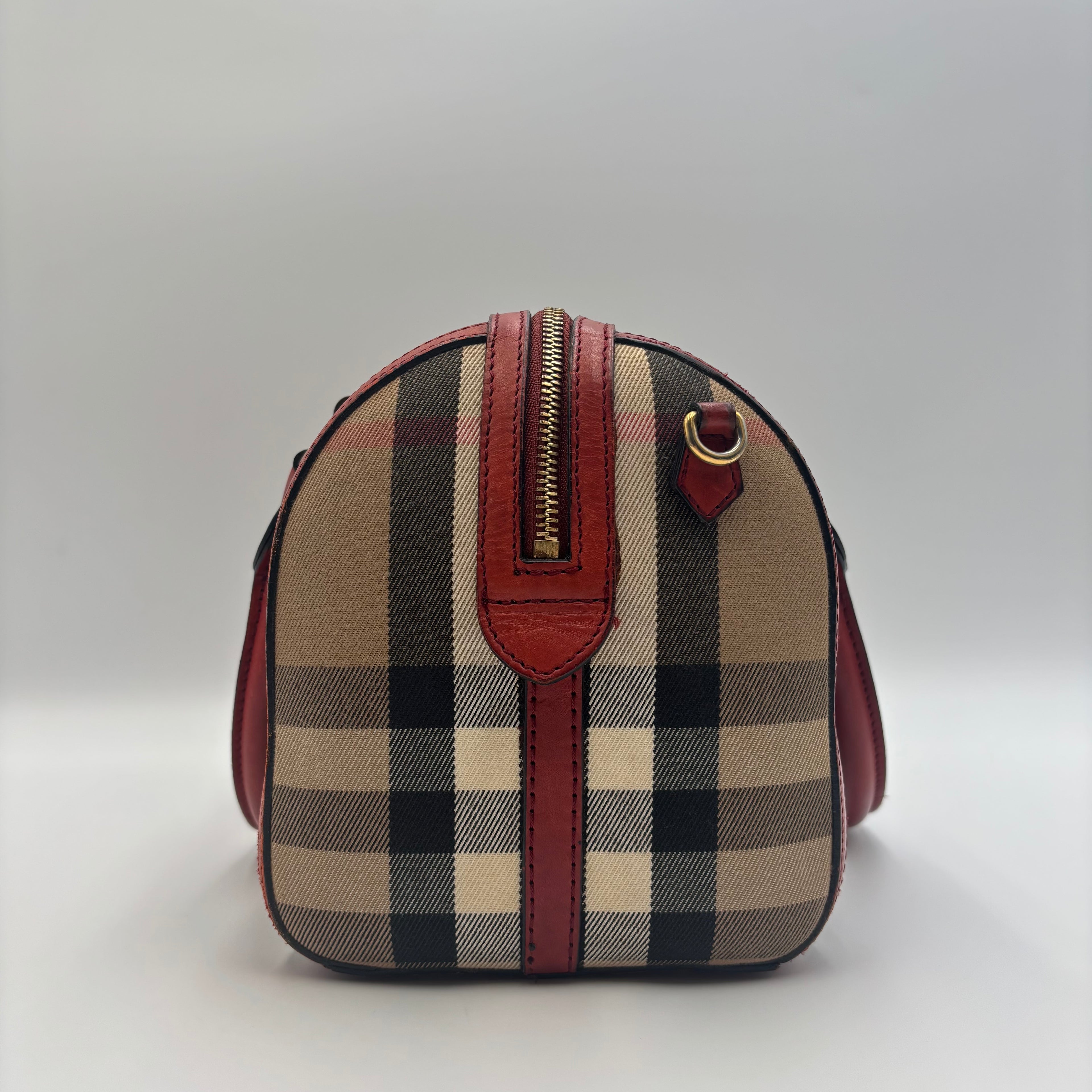 Burberry Horseferry Check Small Orchard Bowling Bag