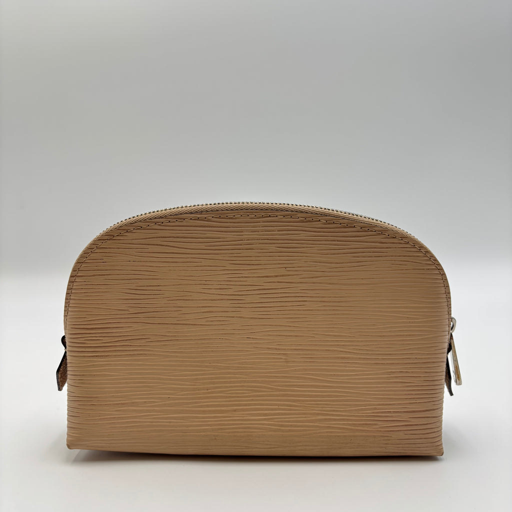 Louis Vuitton Epi Leather Cosmetic Pouch in Beige